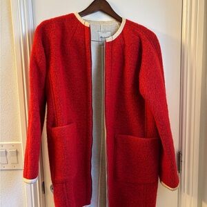 Madewell Cream Textured Jacket